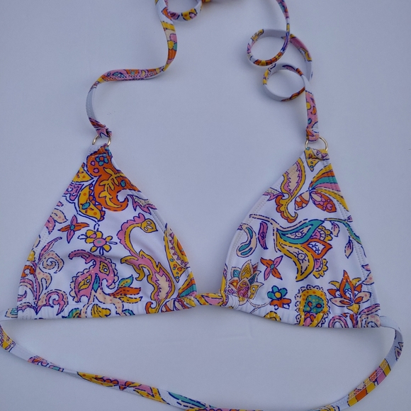 Blackbough Rio Paisley Swimsuit Set Chloe Wrap Bikini & Moderate Bottoms Medium - Picture 8 of 16